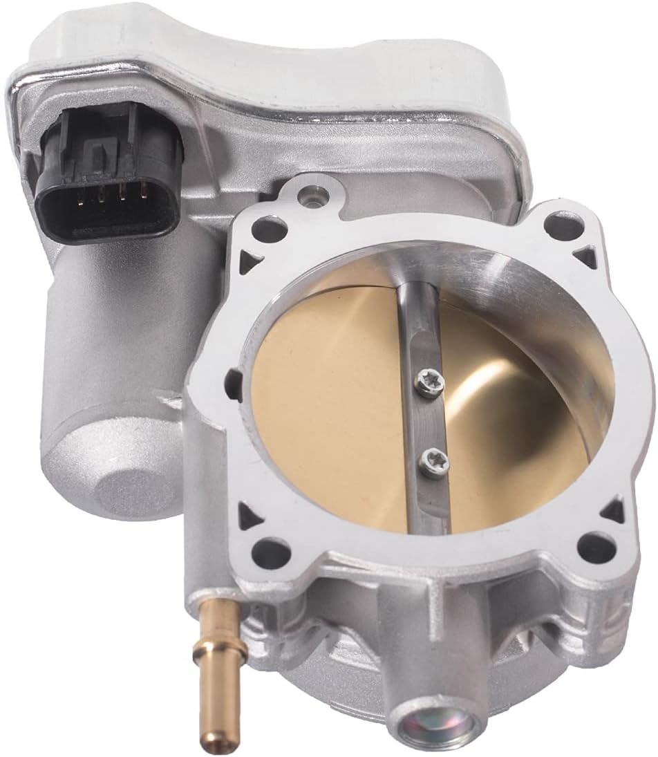 AUQDD S20064 Throttle Body Assembly (For 4.2L L6) Fit For 04-07 Bu-ick Rainier, 03-07 Chevy Trailblazer/G-MC Envoy/Is-uzu Ascender /06-07 Hum-mer H3 (Replace # 12568580 TB1022)