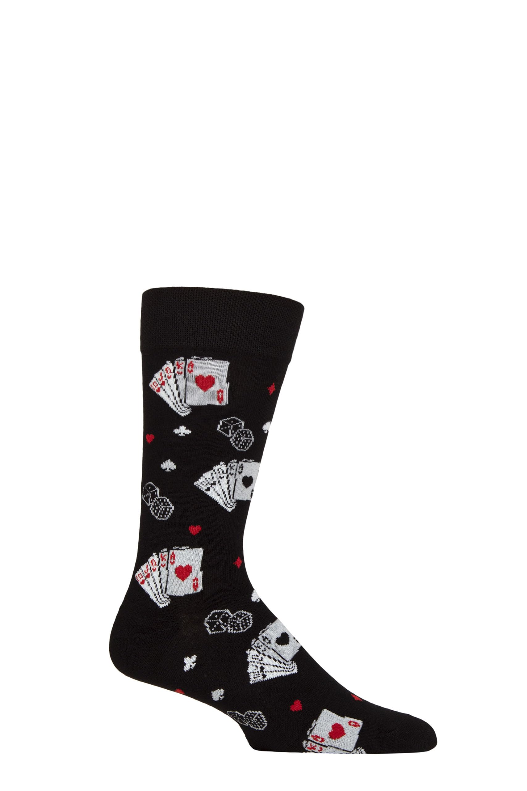 SockShop Lazy Panda Men's and Ladies' Bamboo Fun and Novelty Socks Pack of 1 (UK, Numeric, 7, 11, Regular, Regular, Royal Flush)