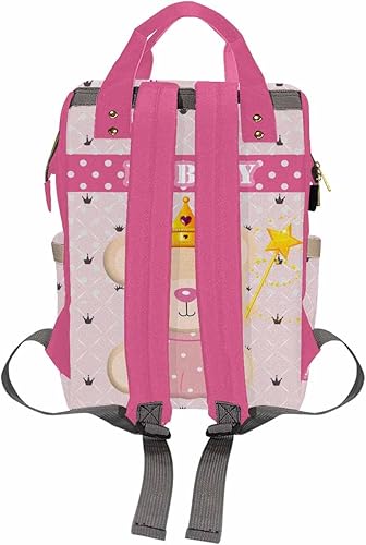 Miniatura 3 de Artsadd Mochila personalizada para mamá con nombre personalizado para pañales con nombre para mujer, regalo encantador para mamá, patrón 13,