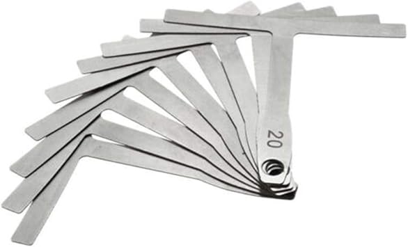 مقياس LGEGE UnderString Radius Gauge لضبط السرج في إعداد الجيتار والباس مجموعة من أدوات Luthier
