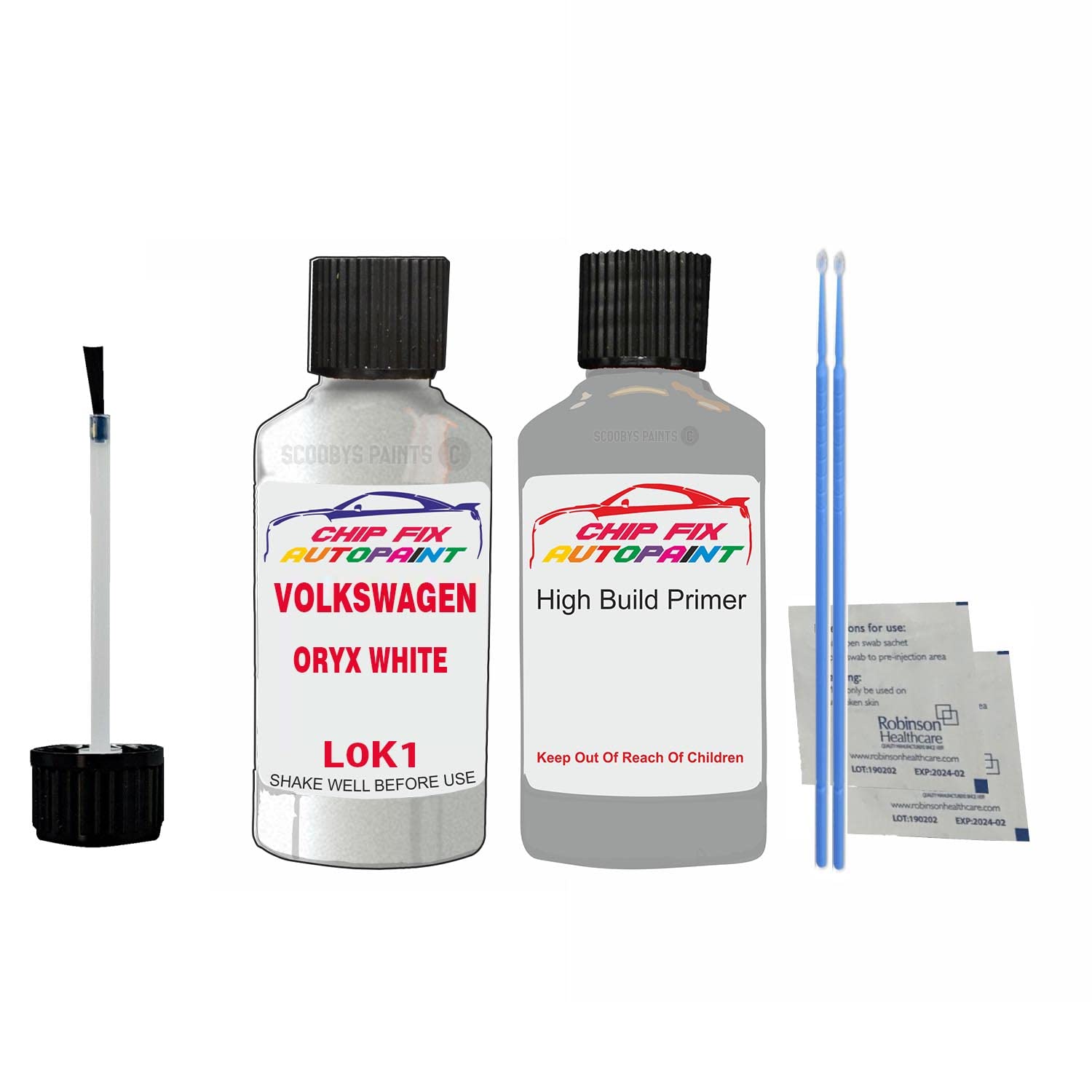 Scoobys Paints Back In The Mix Oryx White L0k1 Compatible With Volkswagen Golf Car Touch Up Paint