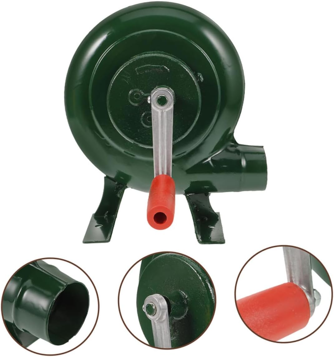 250w Outdoor Utility Blower Fan Hand Held Fire Blower for Camping Bbq and Picnic Safe Handle Design