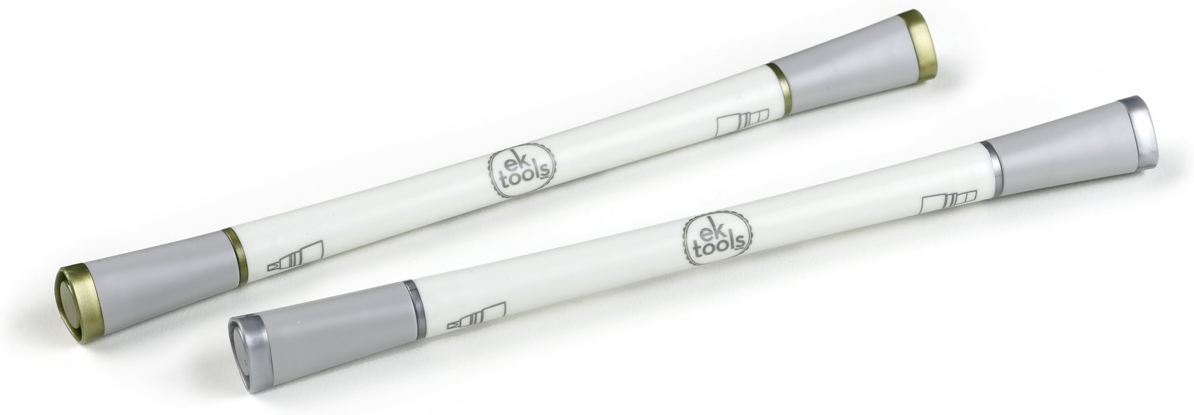 EK tools 2-Pack Calligraphy Artist Pens, Silver and Gold