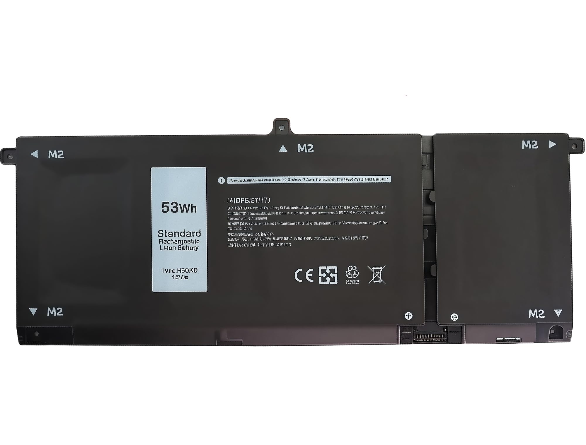 Amazon.co.jp: Jbery 53Wh H5CKD 15V ノートパソコンのバッテリー 交換