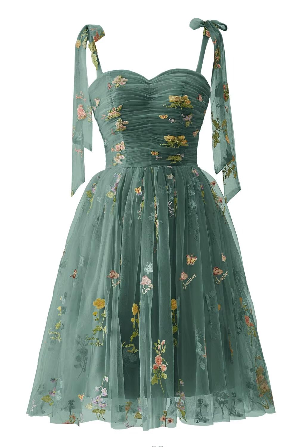 Maxianever Tulle Homecoming Dresses Flower Embroidery Short Formal Evening Party Gowns Teens 2026