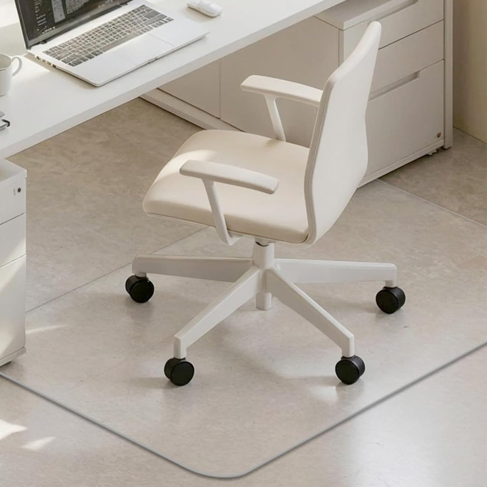 Clear Office Chair Mat 1 5mm Thick Hardwood Floor Protector Mat Non Slip 30x48 36x48 40x50 Wood Tile