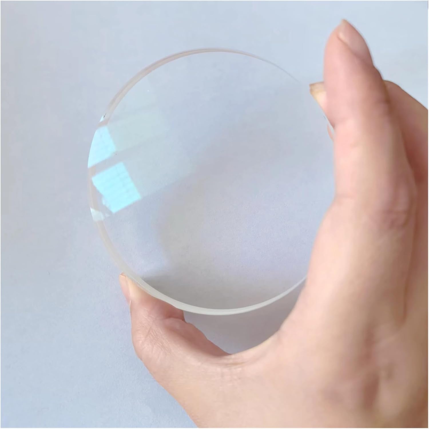 Objective Lens， Cemented Glued Lenses Achromatic Lens for Refracting Astronomical Telescope Objective 70mm Series F280 F400 F700,for Doublet Convex Lens(D73F400 Green Film)