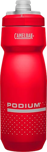 CamelBak Podium - Botella de agua para bicicleta, 24 onzas, color rojo