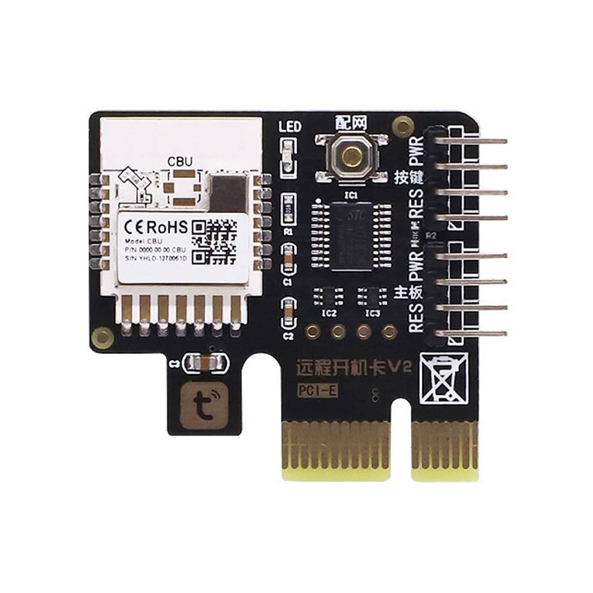 A3 Tuya Wifi PC przełącznik zasilania komputera stacjonarnego karta rozruchowa do zdalnego rozruchu karta PICE MINI
