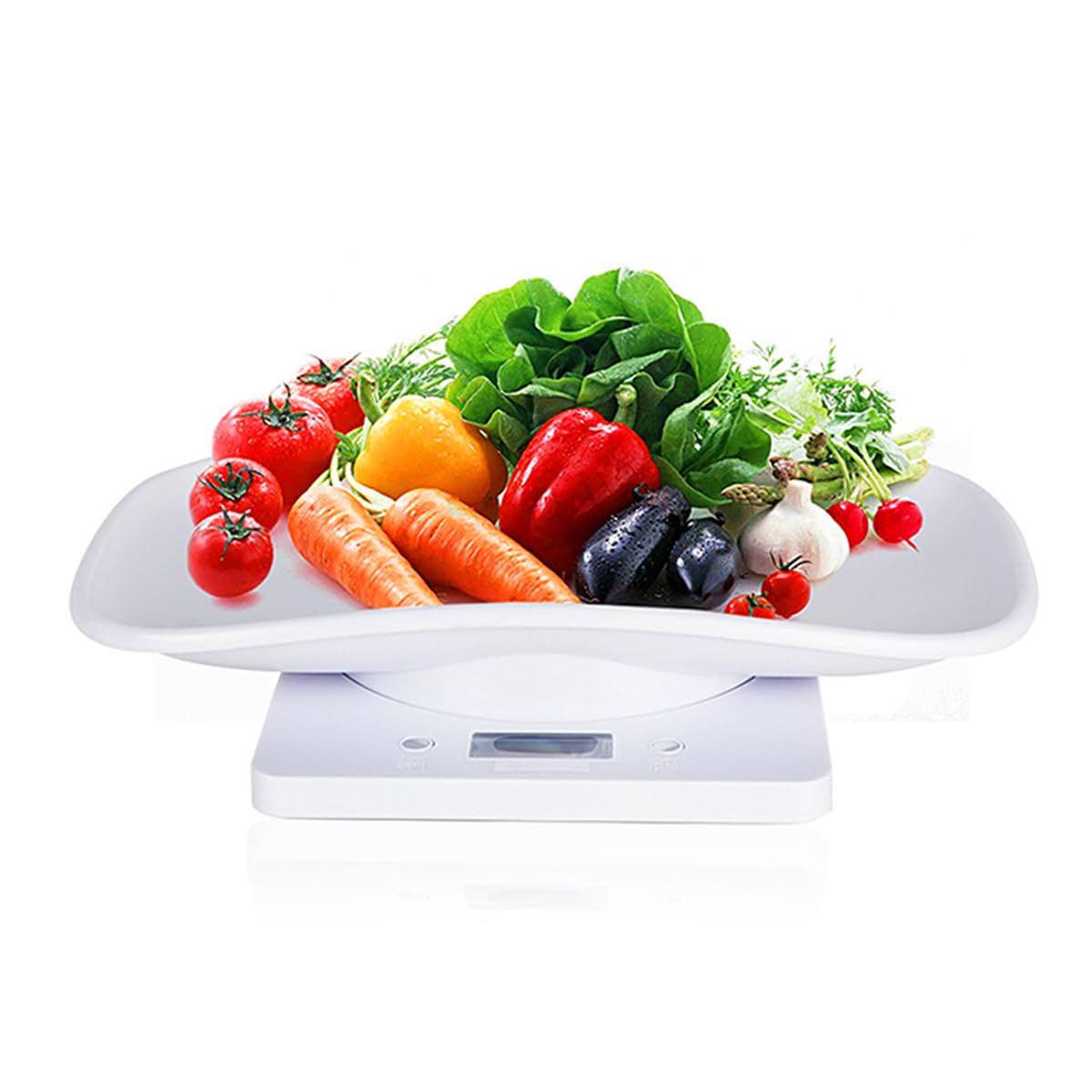 Bilancia Digitale per Animali Domestici Bilancia per Gatti Piccola Bilancia per Il Peso Fino a 10 kg Bilancia Elettronica LCD per misurare Mini Animali Bilancia da Cucina per Alimenti