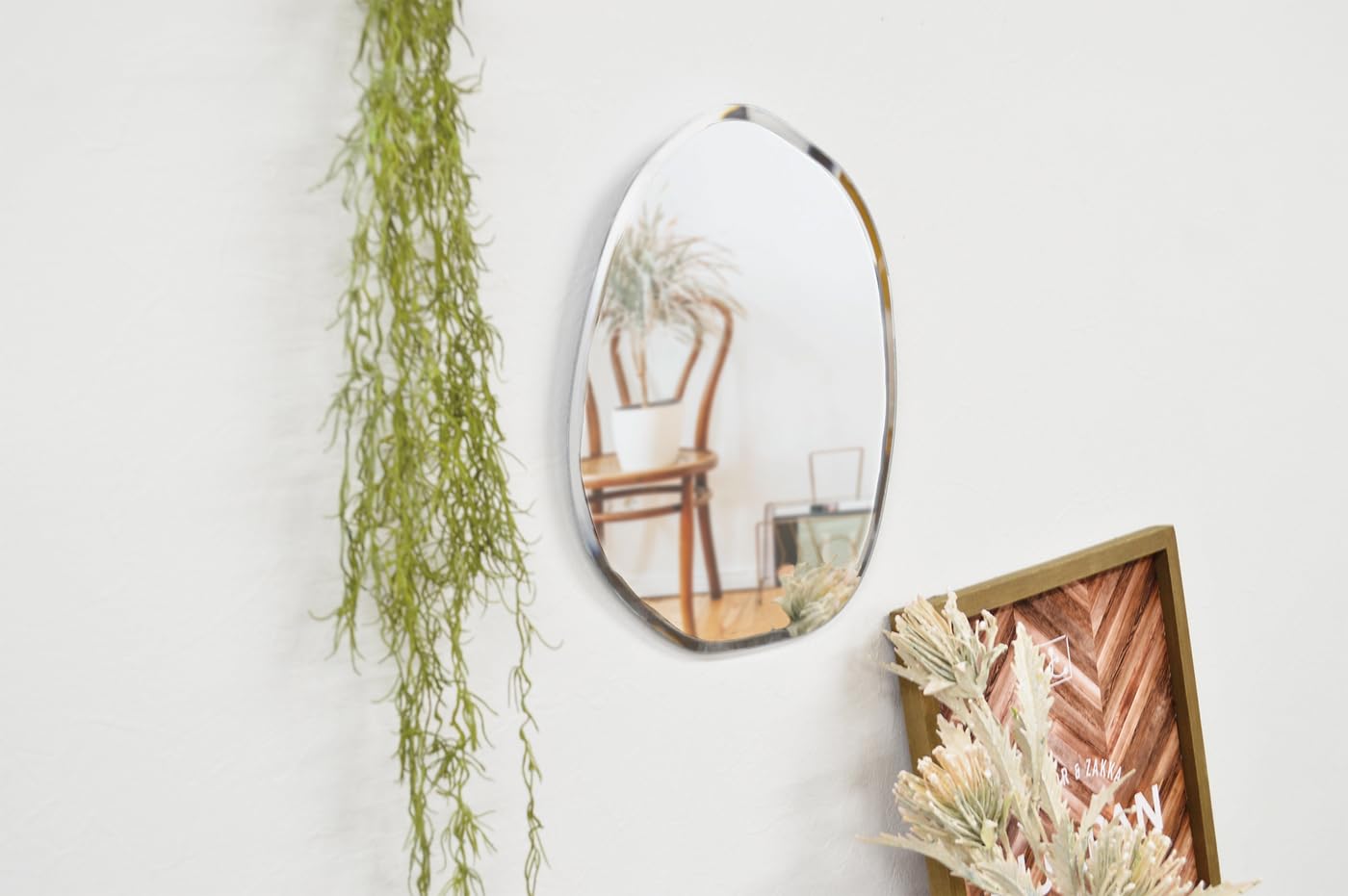 Amazon.co.jp: ケーアイジャパン モーメント 壁掛けミラー ウェーブ