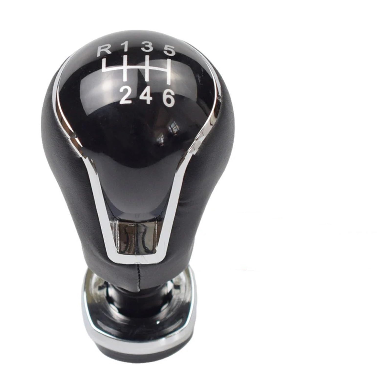 SAUANMNKTP Gearshift Knob for SEAT Ibiza IV 6j 2009-2017 Gear Shift Knob Lever Shifter Handle Stick(R6 Speed)