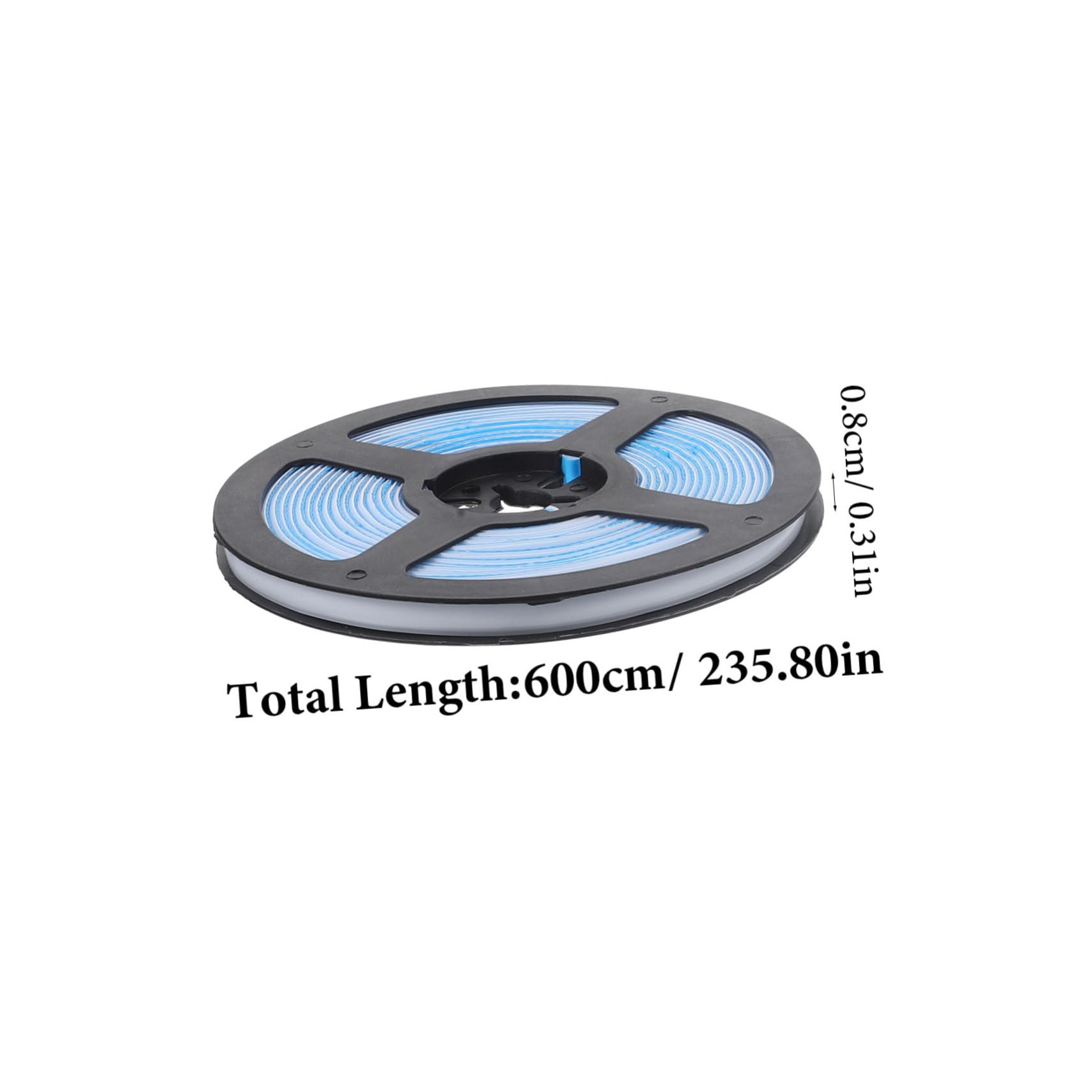 HAWILLOSCH 6m Peel Stick Caulk Tape for Bathtub Self Adhesive Bathroom Caulking Strip Toilet Caulking Strip Easy DIY Installation 2 Rolls Set White