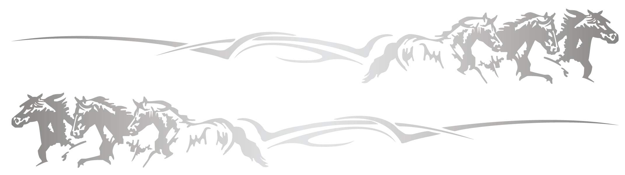 2 Rv Truck Horse Trailer Motorcoach Decals Graphics -940sil