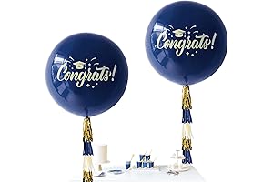 NICROLANDEE 36 Inch Big Graduation Balloons Decorations