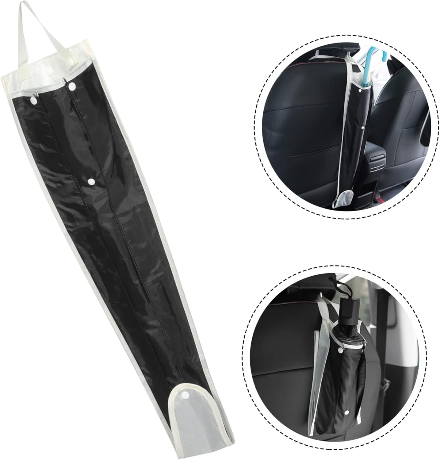 5pcs Car Umbrella Storage Holder Back Seat Organizer for Long Umbrellas Space-saving Design for Cars Trucks Rvs and Daily Travel Needs