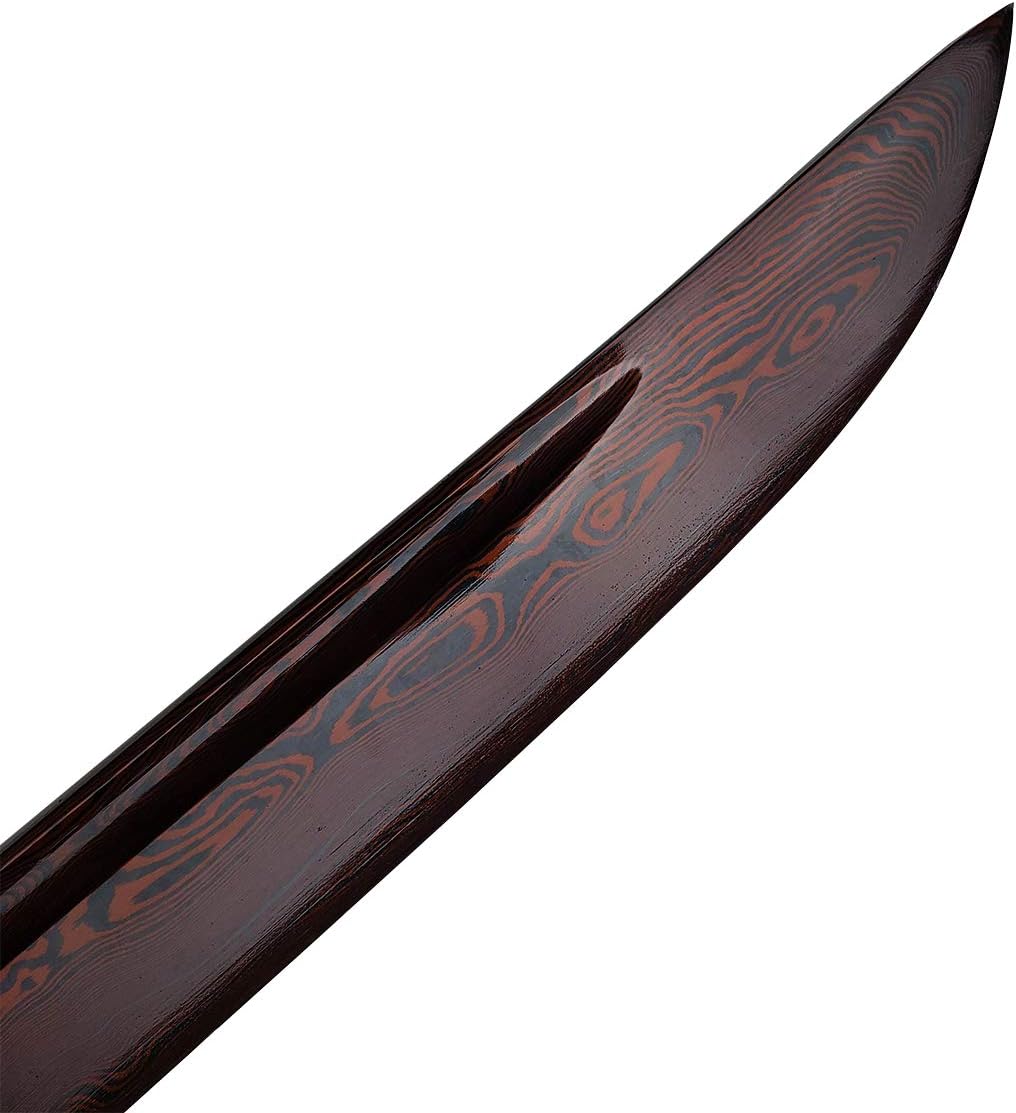 Musha Hand Forged Patterned Traditional Display Piece – Full Length Collector Décor Item with Layered Visual Design