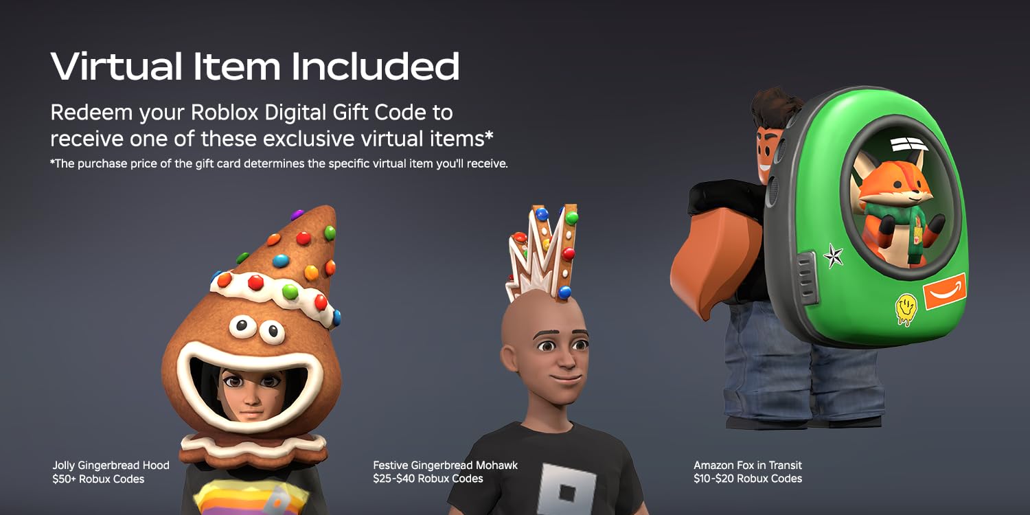 Roblox Digital Gift Card - 60,000 Robux [Includes Exclusive Virtual Item] [Digital Code]