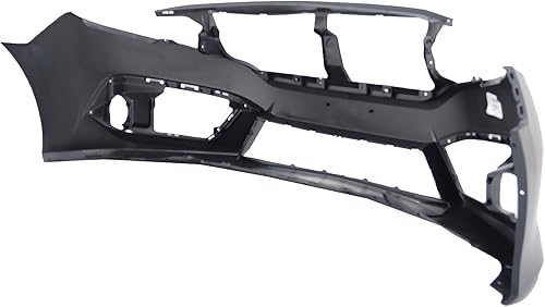 Miniatura 4 de FitParts Compatible with Front Bumper Cover Fascia 2016-2018 Honda Civic DX EX LX Sedan Coupe. New Primed Without Sensor Holes, With Fog Light