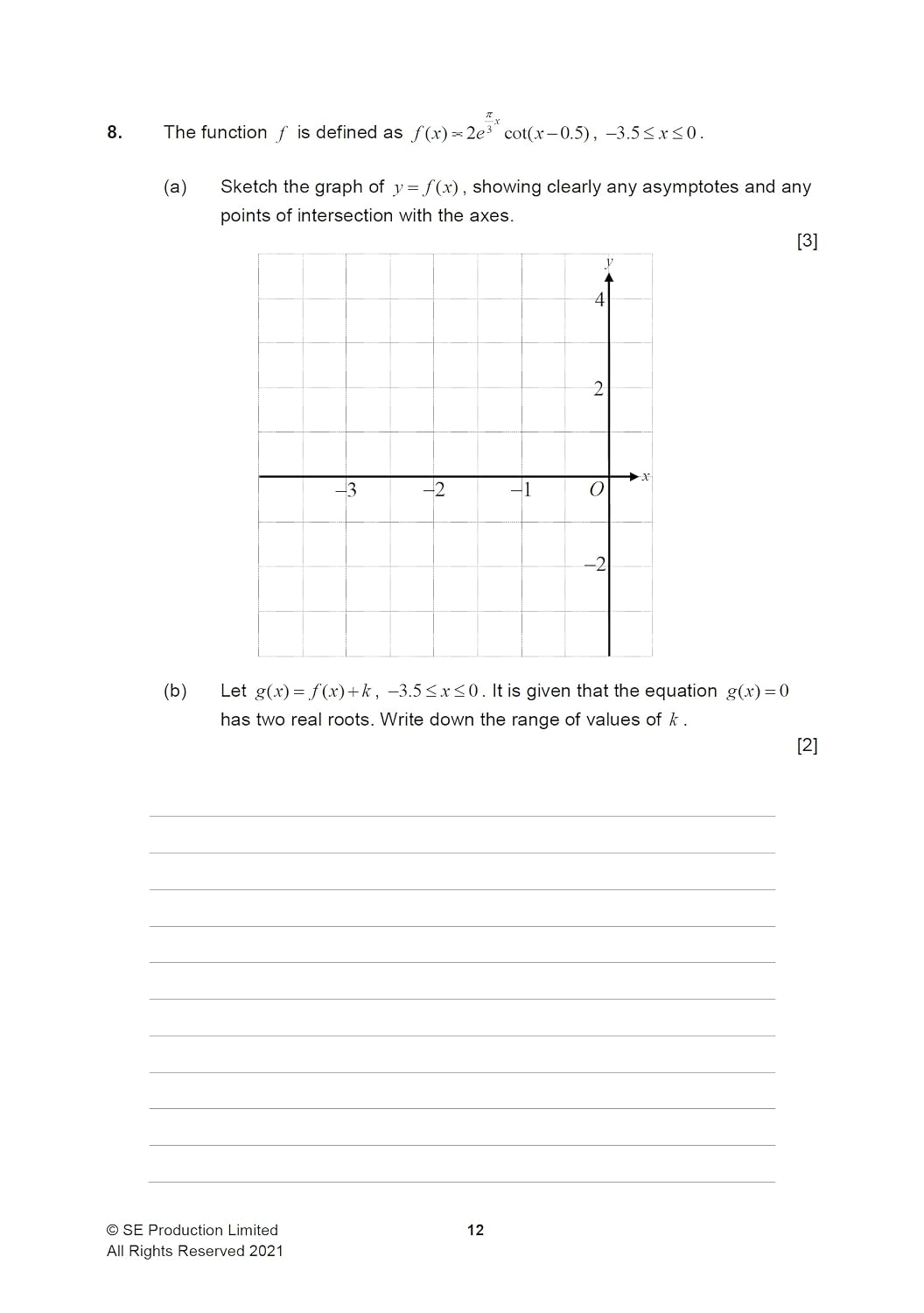 Analysis and Approaches Higher Level for IBDP Mathematics: Your Practice Paper      First Edition