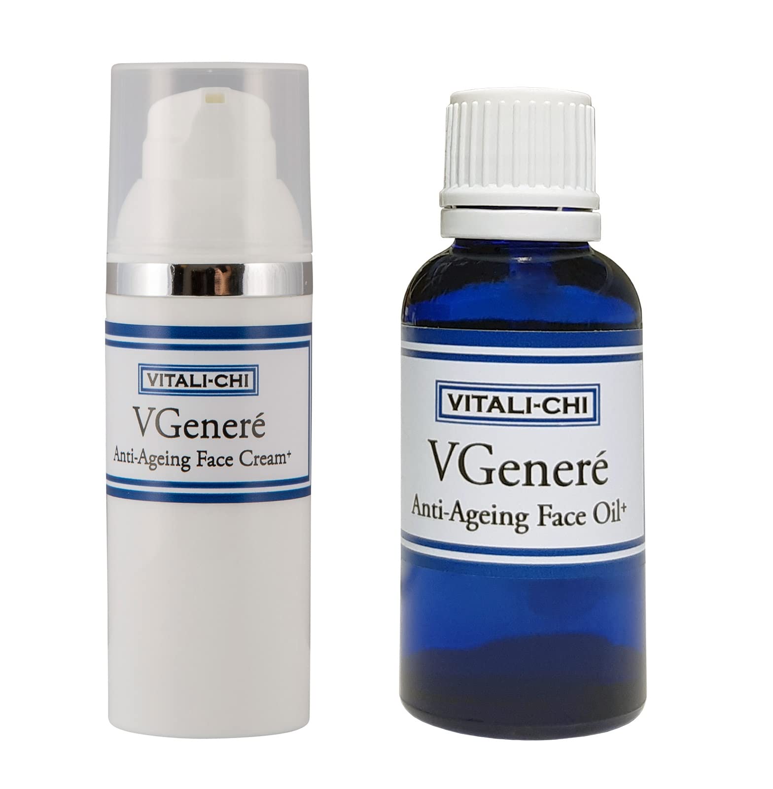 Anti Ageing Face Oil + Anti Wrinkle Face Cream - Reduce Wrinkles Repair & Brighten Skin - Antioxidant Multivitamin - Facial Moisturizer (30ml) & Moisturiser Face Cream (50ml)