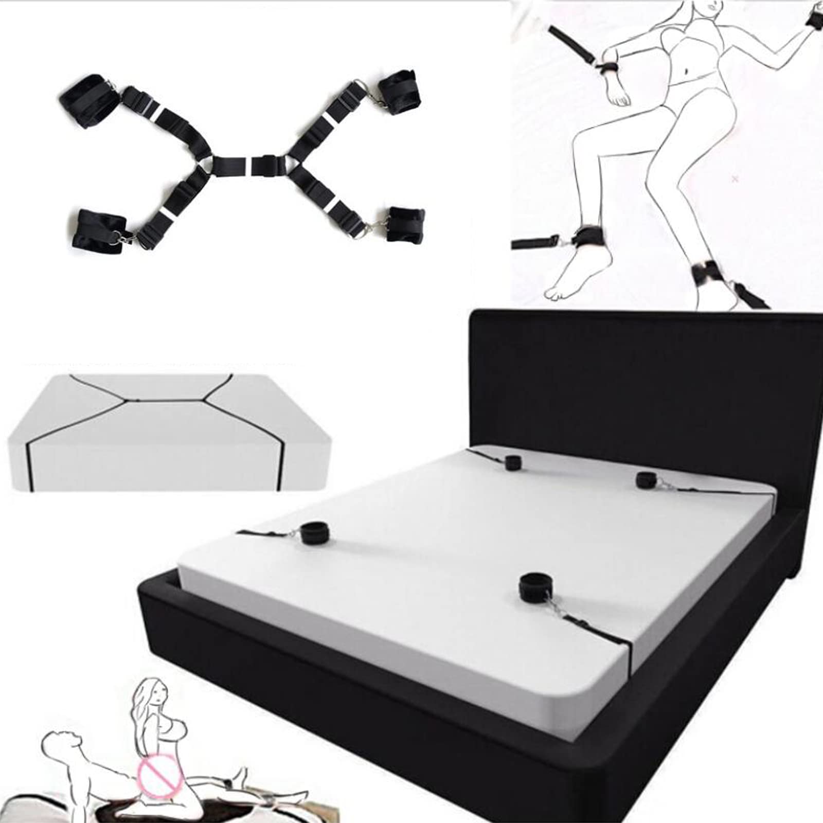 SM エロ Amazon.co.jp: SMグッズ フルセット コスプレ 縛り プレイ 初心者 人間用 おとなの プレゼント 足枷 手枷 拘束ボンテージ エロ SMプレイ用グッズ 女性用 男性用 人気 プレゼント : ドラッグストア