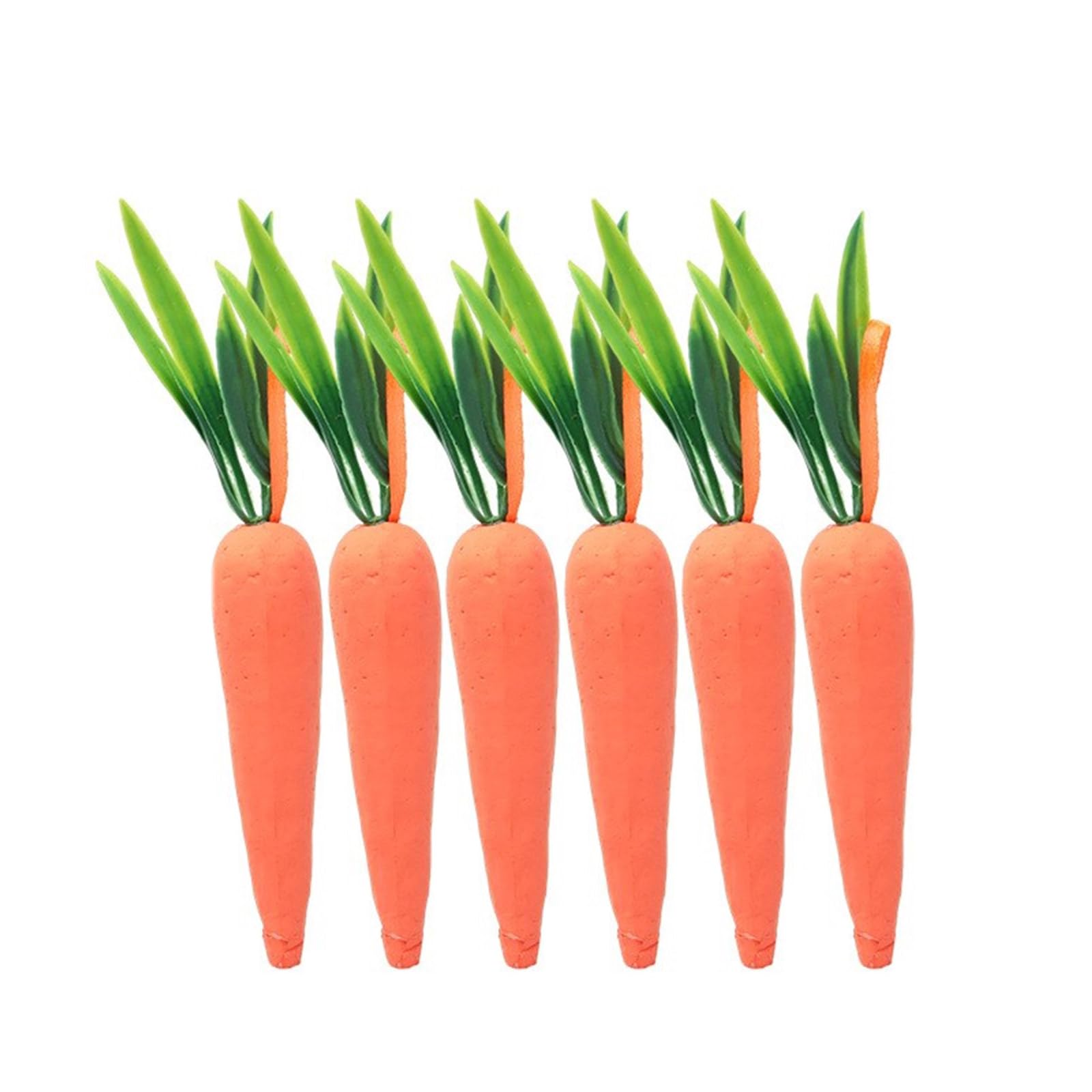 YWLUUOO Carrot Hangings Decors Colorful Artificial Carrots for Festival Easter Party Home Craft Decors Foams Glitters Artificial Carrots