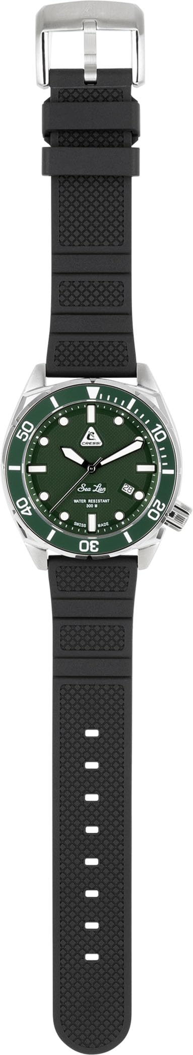 CRESSI Sea Lion Watch 300m - Montre de Plongée Professionnelle Unisexe, 100% Swiss Made, Etanche à 300 Mètres