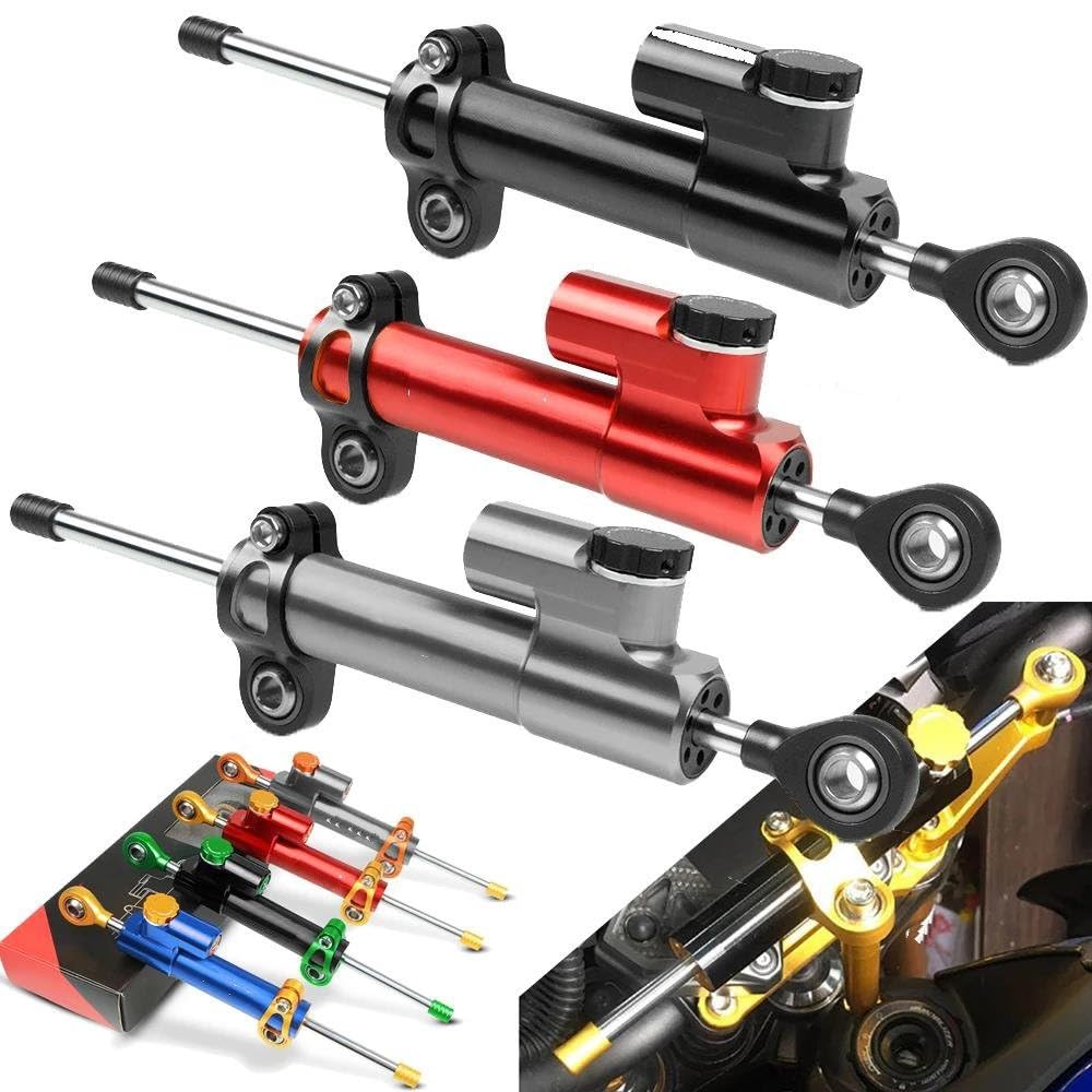 DENGG Estabilizador Dirección para Suzuki SV650 SV 650 SV650S SV650 S SFV650 1999-2016 Amortiguador Motocicleta Dirección Estabilizar Control Seguridad (Color : 9)
