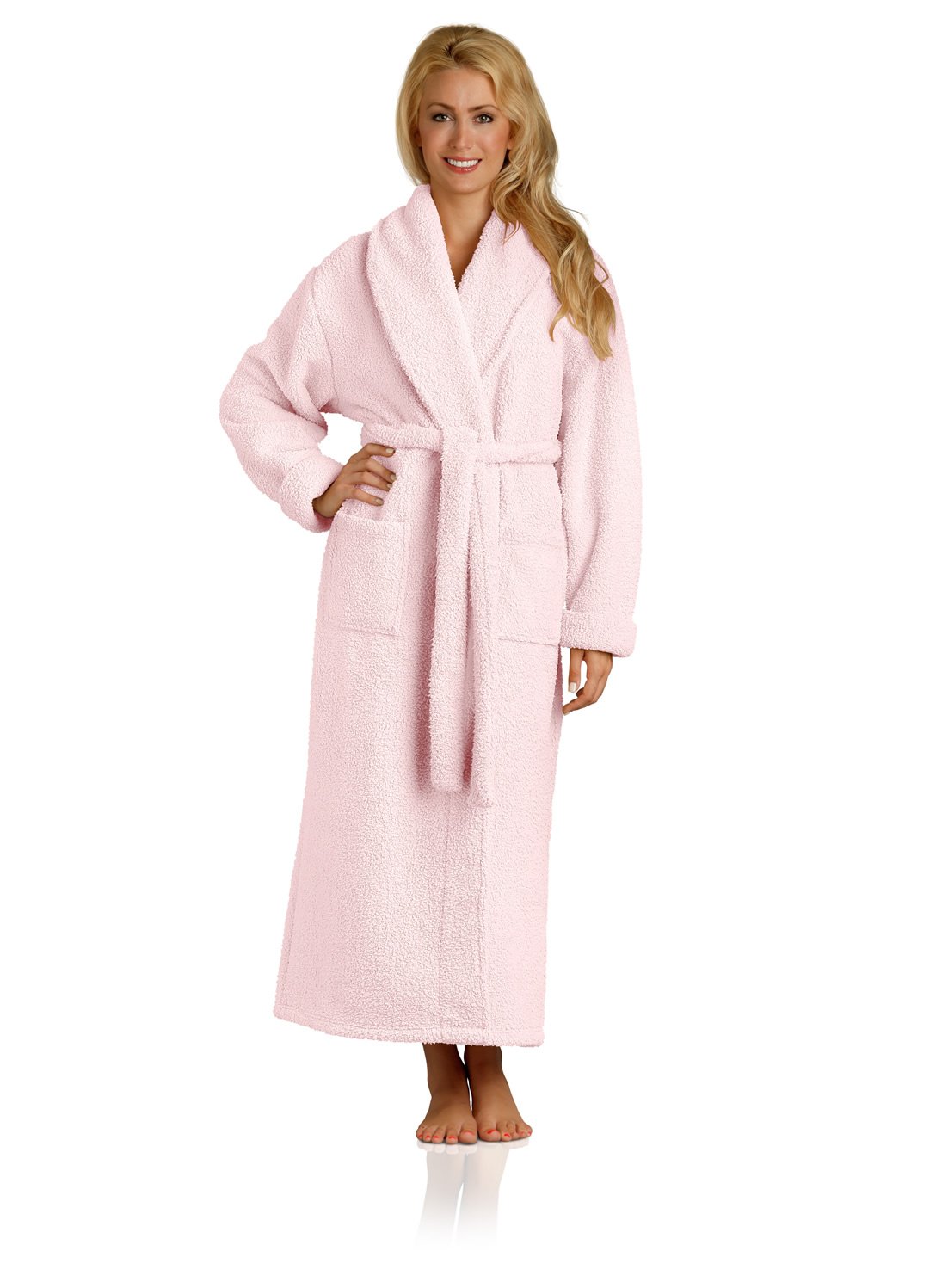 Plush NecessitiesPlush Microfiber Fleece Robe | Super Soft & Warm | Lightweight | Full Length