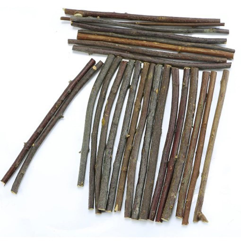 5er-Set tragbare Zahnungsholzstäbe für Nager, Tier-Beißring, Holzstab, sortiertes Set, Zahnschleifwerkzeug, Heimdekoration, Haustierbedarf, 60 Stück