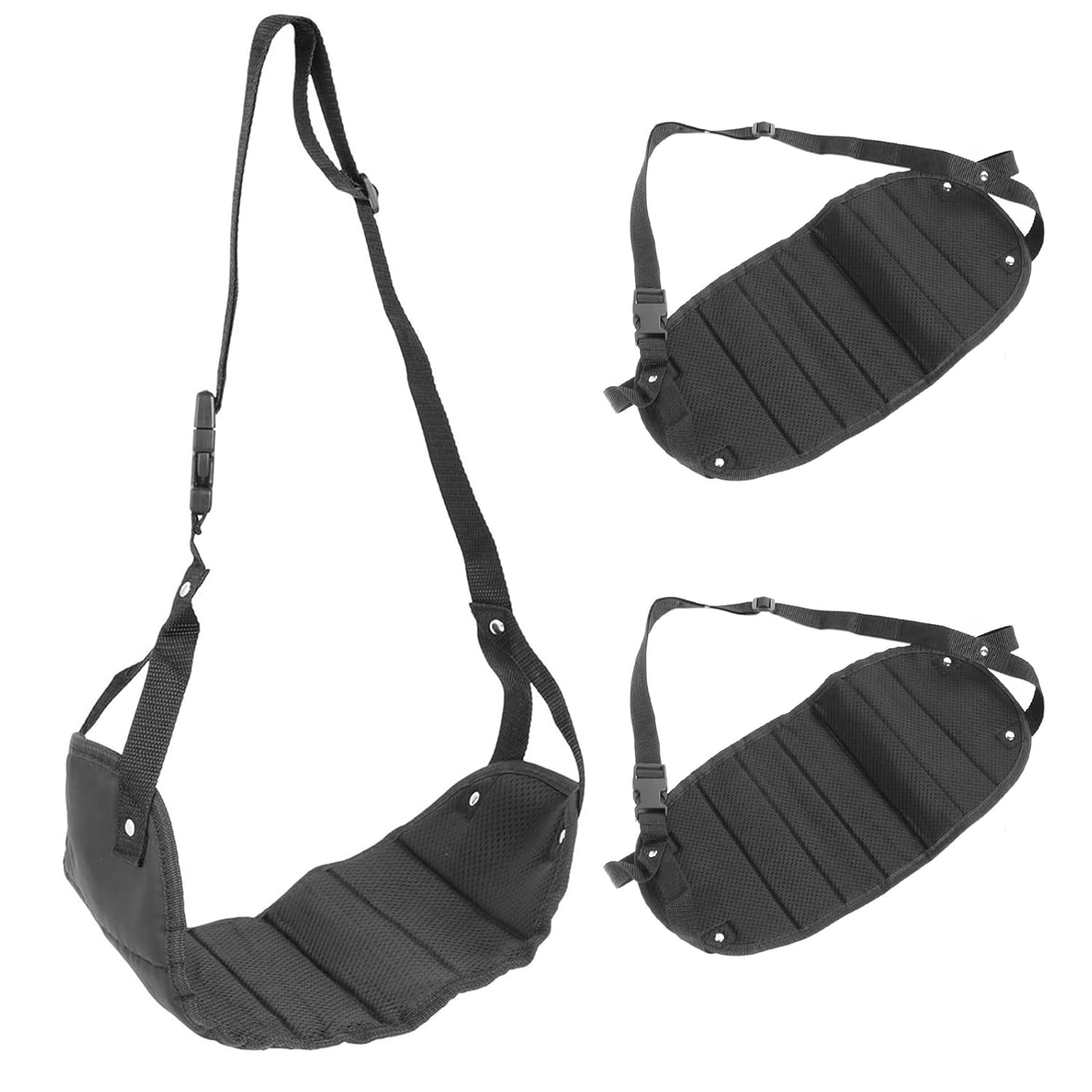 CALLARON 3pcs Ergonomic Airplane Foot Hammock Travel Foot Rest Desk Footrest Leg Hammock for Plane and Office