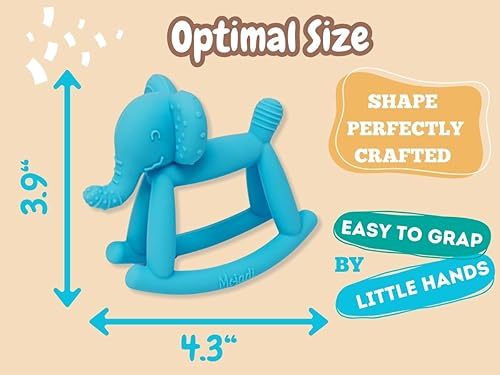 Miniatura 5 de ELPHY - Juguetes masticables para bebés de 0 a 6 meses, juguetes de dentición para bebés de 0 a 6 meses, sin BPA, mordedores para bebés de 6 a 12