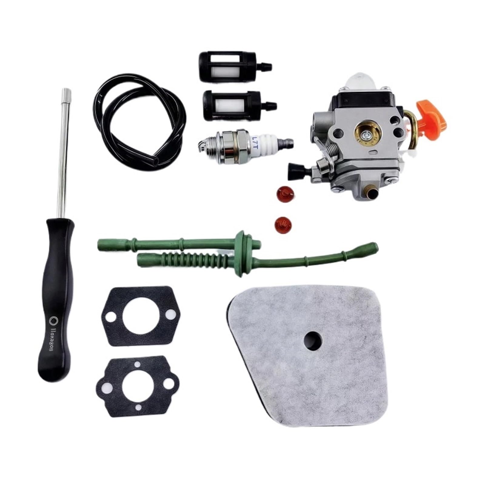 Carburateur pour Stihl FS110 FS90 HT101 | Kit de réparation complet avec joint et durite