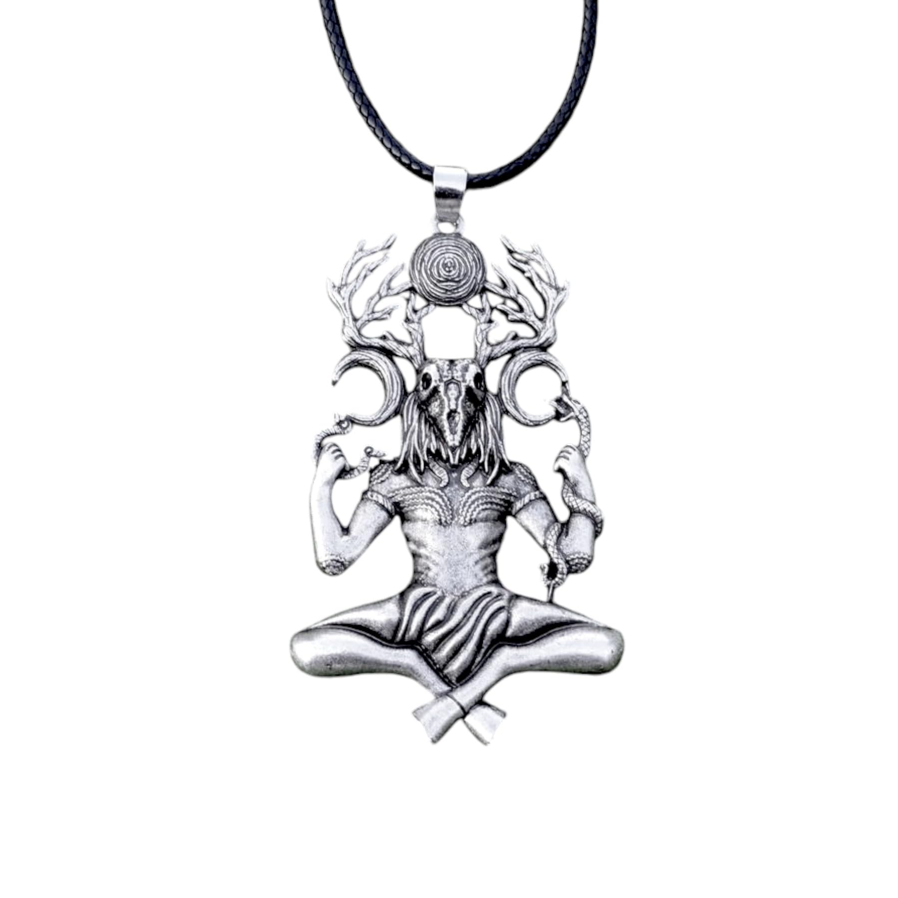 SanLan Vintage HVintage Horn God Cernunnos Necklace Charm Accessories Jewelry Gift For Women And Menorn God Cernunnos Necklace Charm Accessories Jewelry Gift For Women And Men