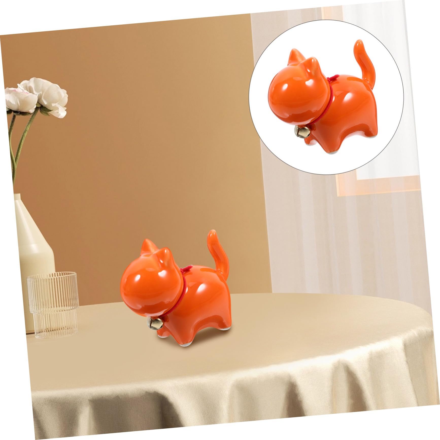 TOPBATHY 5 Statuette Di Gatti in Miniatura in Ceramica Decorazione Per Animali Scultura Di Gattini Ornamento Da Tavolo Artigianato in Ceramica