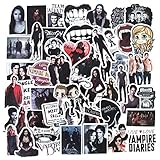 The Vampire Diaries Stickers, 50Pcs Classic Movie Waterproof Vinyl Stickers for Water Bottles,...