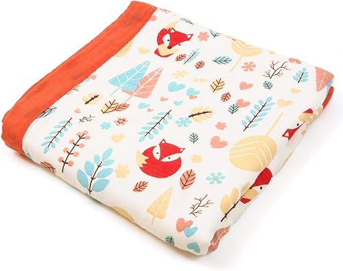 Manta de muselina para bebé, unisex, suave, para cochecito, toallas de baño para recién nacido, 43 x 45 pulgadas