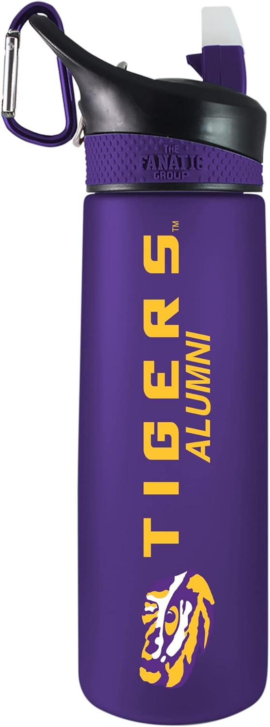 The Fanatic Group LSU Alum 24 oz Frosted Sport Bottle - Purple
