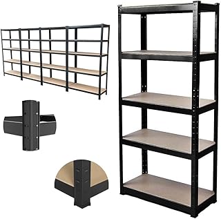 Heavy Duty 5 Tier Garage Shelving Unit, 180cm...,
