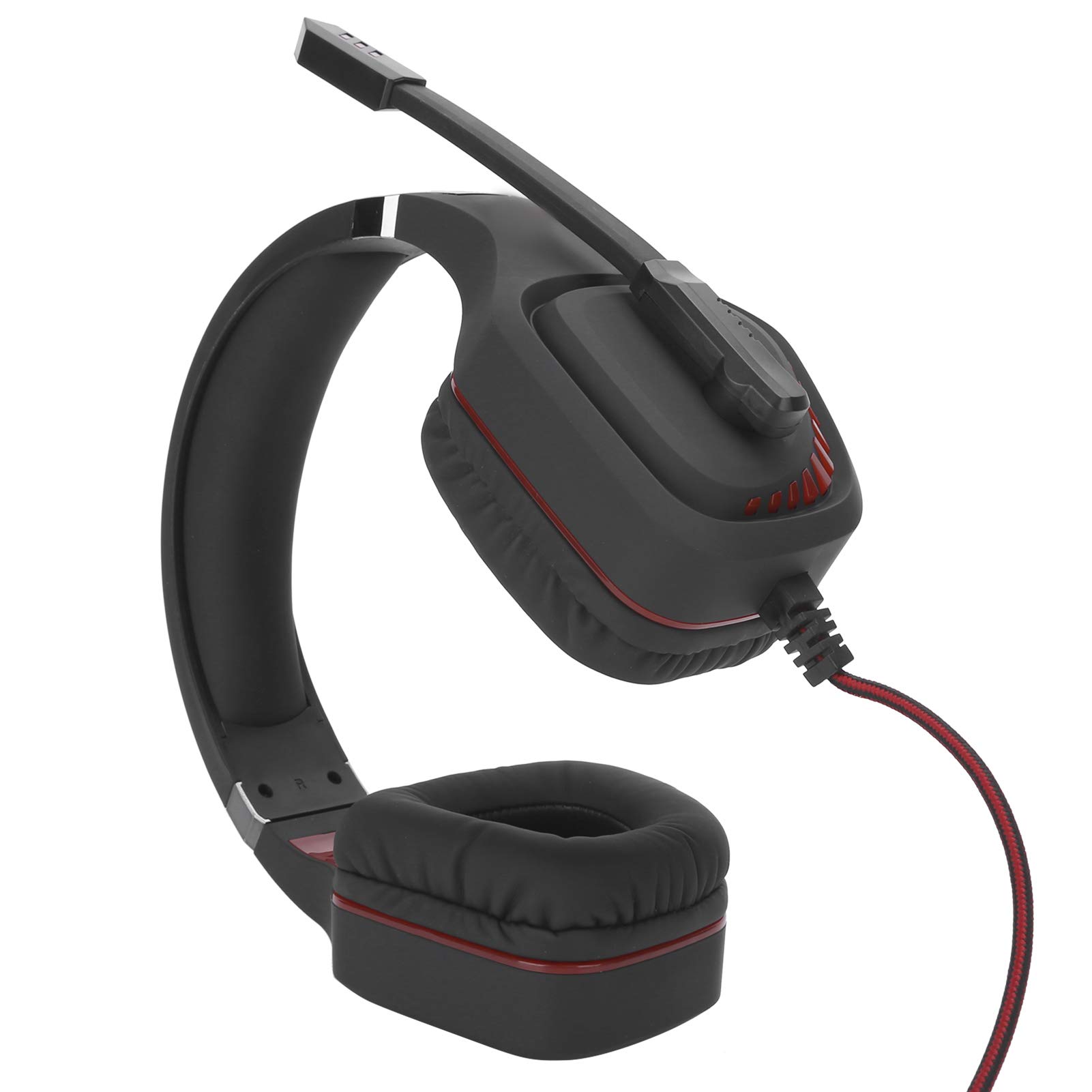 Acouto Auriculares Gaming con Cable Profesionales Auriculares Estéreo con Micrófono para PC Dispositivos Portátiles 3 5 Otros Enchufes a Estéreo Ajustable Móvil para y Gaming con Cable