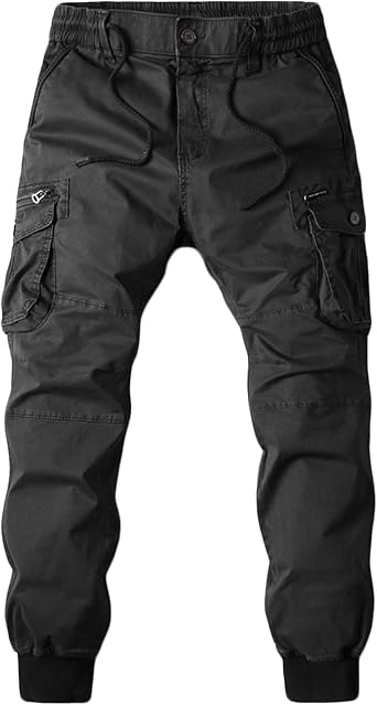 Bestgift Outdoor Casual Loose Long Pants Plus Size Drawstring Pants Cargo Pants