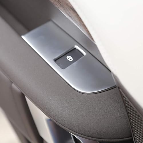 Miniatura 2 de YIWANG Marco de bloqueo para el interior del coche ABS cromado, 4 piezas para Land Rover Discovery 5 LR5 2017-2019 accesorio de automóvil