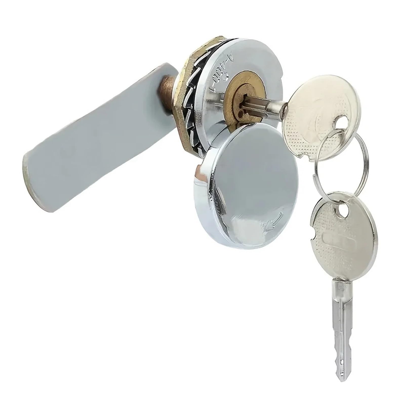 Ntbpeyzvqf One Color 16Mm Reliable Cam Lock Padlock For Securing - Doors Cabinets Mailboxes And Drawers Comes With 2 Keys 1Pcs