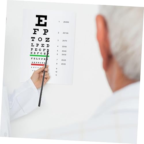 Miniatura 2 de Tofficu 1 Unidades de Escudo de Ojos Mini Herramientas Punteros de Lectura para Aula Puntero para Optometría Abs Negro Hospital Accesorio Ojo