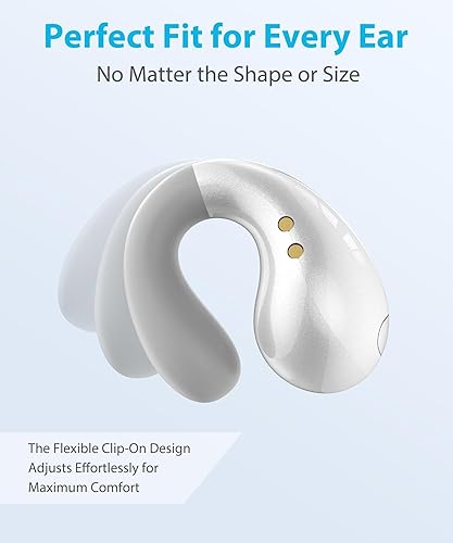 Miniatura 3 de Auriculares ultra abiertos de oreja  Auriculares ergonómicos con clip, pequeños auriculares de conducción ósea sobre la oreja con diseño