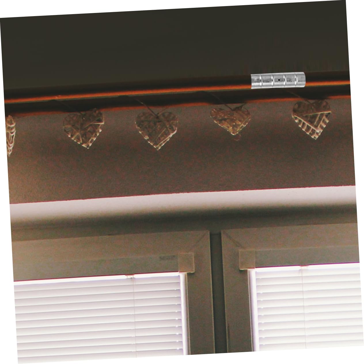 Cabilock Roman Rod Connector for Curtain Iron Curtain Rod Connection Part Aluminum Wood Plastic Rod Joints