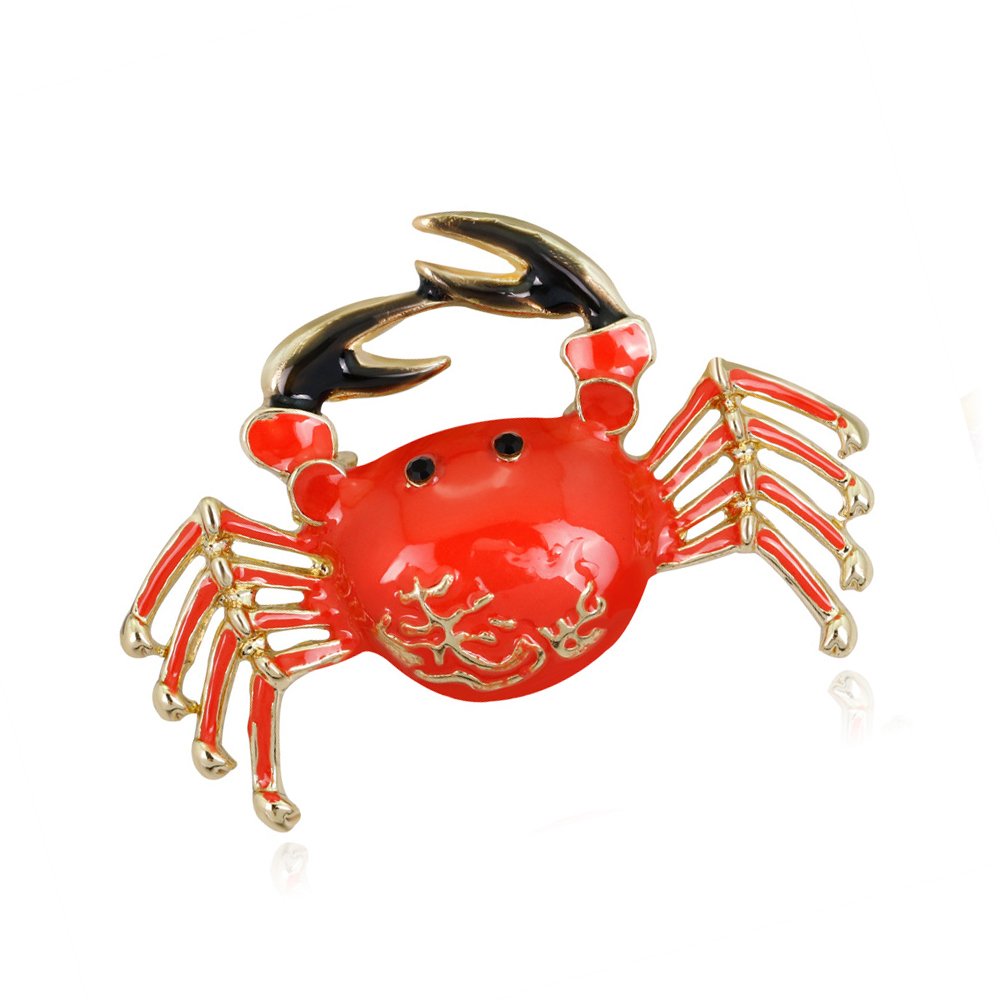 Ezing 9 pcs Crystal Floral Wreath Brooches Pins for Party Decorations