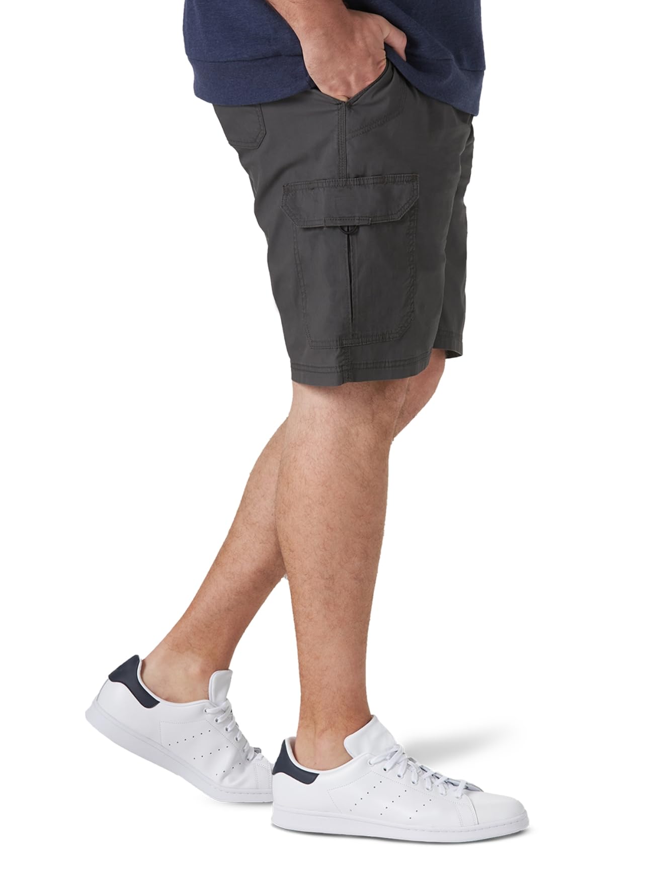 Lee Extreme Motion Crossroad Cargo-Shorts für große und kräftige Herren, Anthrazit, 50 Big – Ansicht 2