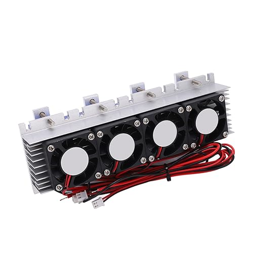 Miniatura 9 de 12V 4 Chip TEC1 12706 Intercambiador de calor termoeléctrico de agua a aire Topincn 240w Peltier Cooler DIY Dispositivo de refrigeración por aire